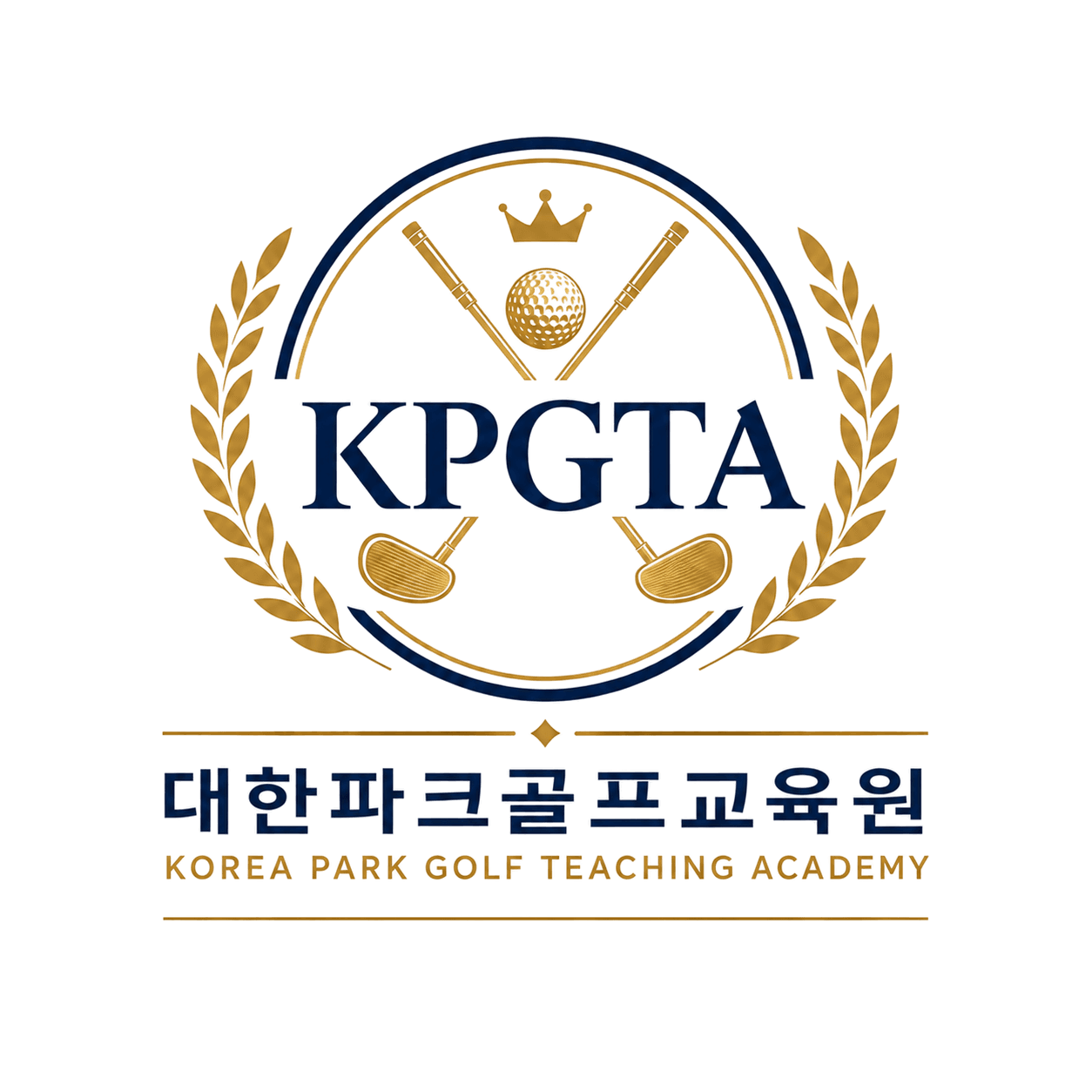 대한파크골프교육원 KPGTA 로고